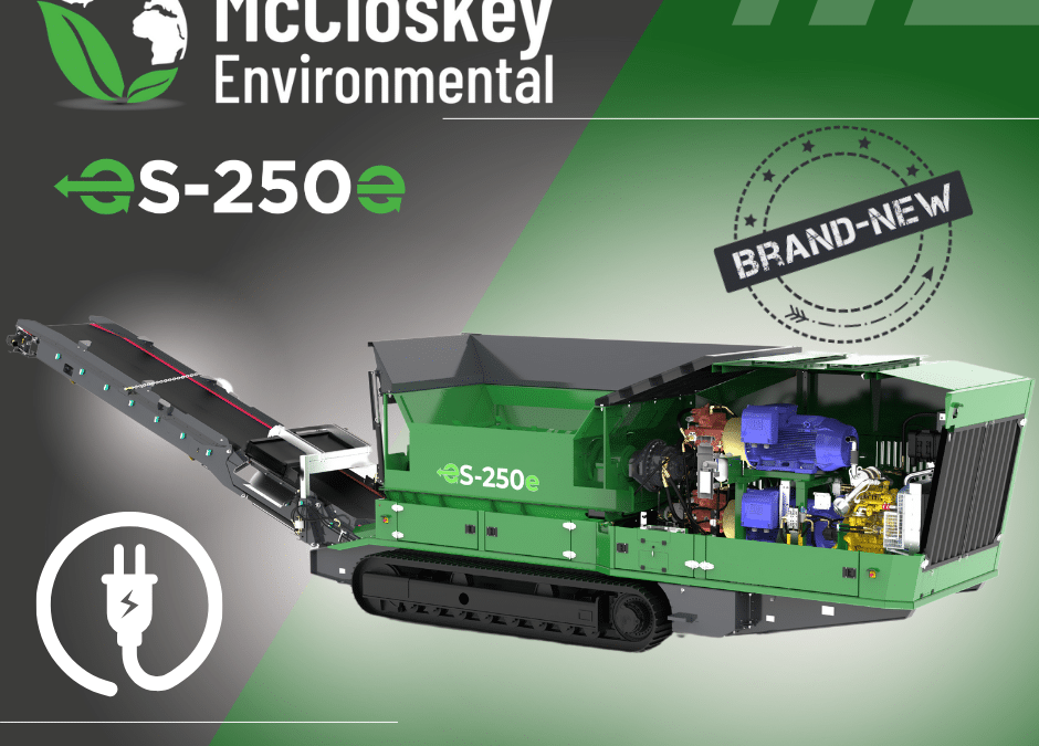 NEW LAUNCH OF MCCLOSKEY ENVIRONMENTAL ES-250e SHREDDER