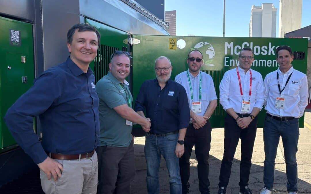 McCloskey Environmental announces partnership with BIA Group in Belgium.